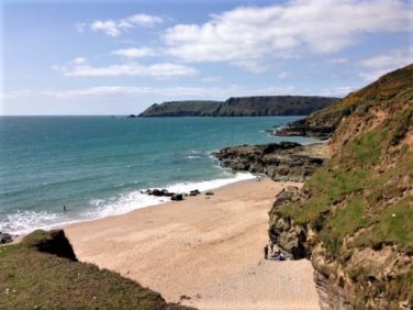Find a deserted beach in the South Hams.