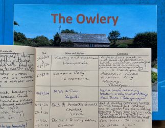 Owlery Guest book 2024