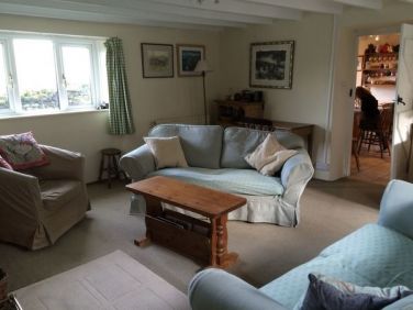 The roomy Overdale sitting room