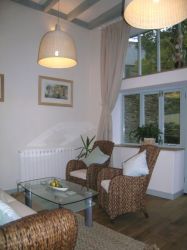 Sitting room leading out to the patio