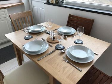 Most rooms have sea views including the sitting room and kitchen/diner