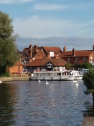The Kings Head from across the River Bure