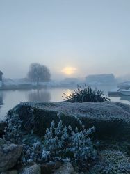 Frosty morning over the River Bure