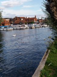 The Kings Head from across the River Bure