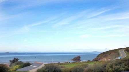 Sea view from the bedroom.