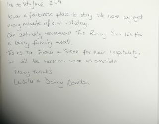 Fantastic place to stay.  1st - 8th June 2019