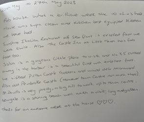 Fab house, supa clean, best equipped kitchen, brilliant week.