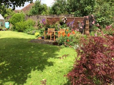 One of the most attractive gardens in the village