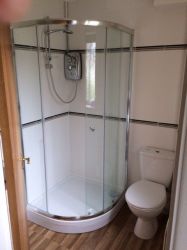 New shower room on ground floor