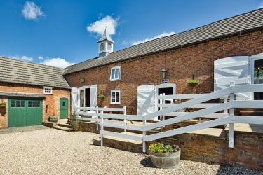 Courtyard view of the cottages