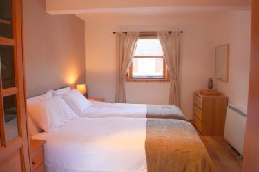 Three bedrooms that can be twins or double