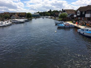Wroxham, right in the heart of the Broads