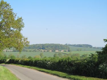View from the road outside the cottage