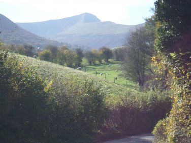 Pen-y-fan the highest peak.