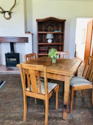 Sunny breakfasts and cosy fire lit dinners.