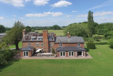 South side of Monnington House huge lawns & grounds of 2 acres set in a beautiful & peaceful spot