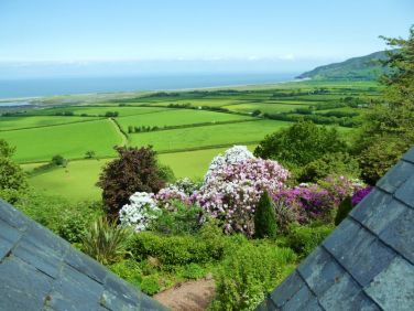 View from the balcony accross Porlock Vale to Hurlstone Point