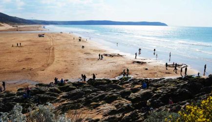 The golden sands at Woolacombe