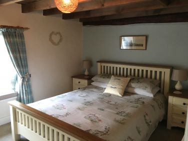 Main bedroom with king bed.