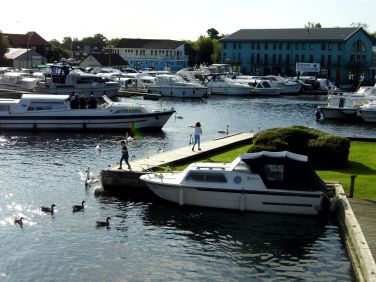 Evening view from double bedroom window.
