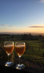 Bucks Fizz as the Sun rises, Presecco when it sets, take in our little bit of paradise.