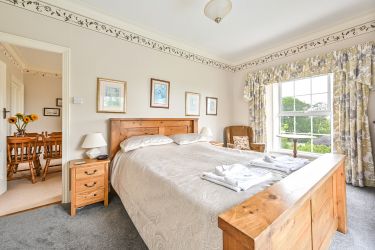 Daymer main bedroom has a king sized bed.  Daymer can be a one or two bedroom option to suit you