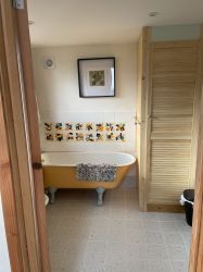 Annex Bathroom has bath, basin, toilet and bidet