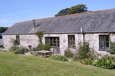 The Barn's south facing garden
