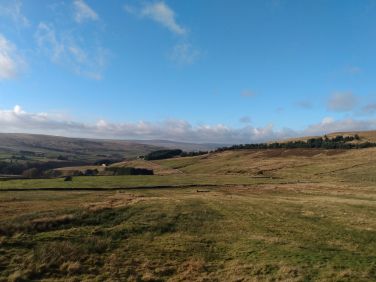 Peaceful!  Sunrise is centre left, next to the conifer trees