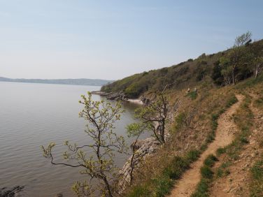 Coastal walk from cottage door