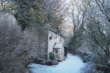 Cottage in winter