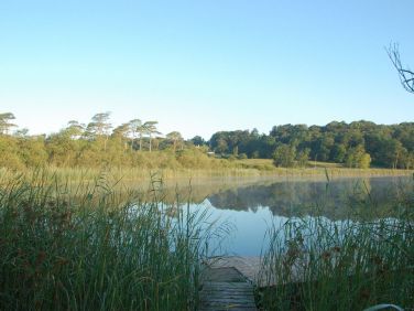 Summer dawn over the jetty