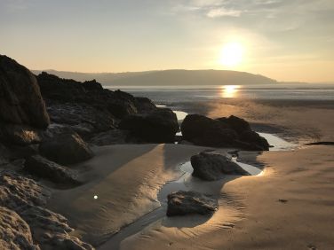 Llansteffan beach Nov 2018