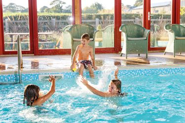 Indoor heated pool open all year round