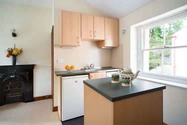 Part of Manesty Dairy's kitchen area in the open plan living room