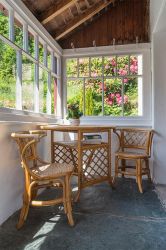 Manesty Dairy's sunny porch