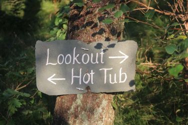 Slate signs help you find your way around