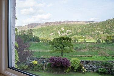 View from dining table in Cocklety How Stable Loft