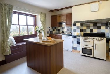 Kitchen in Manesty Band's kitchen dining room