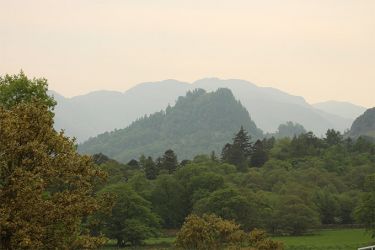 Castle Crag from Manesty Band's lawn