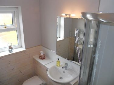 Downstairs bathroom with Shower / wc / Basin