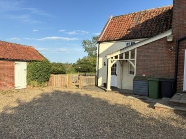 Front entrance and parking