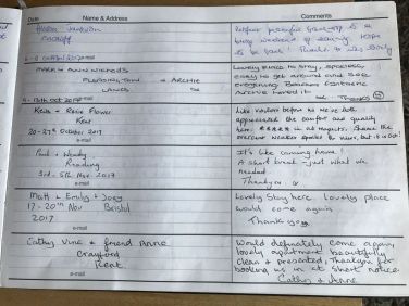 Lots of happy guests