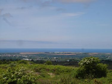 View from drive, St Agnes round to St Ives.