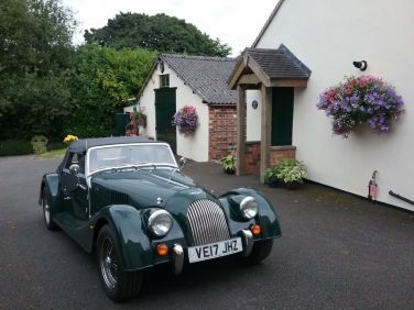 Summer visitors to the cottage.
