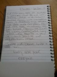 New Year  guests who enjoyed the area and all it had to offer.