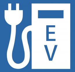 Charging point for electric cars