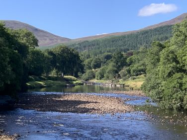 River Carron close to the property