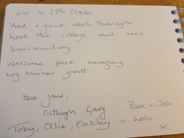 Guest Book - October 2023