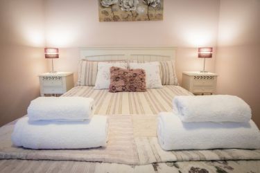 The Old Chapel master bedroom